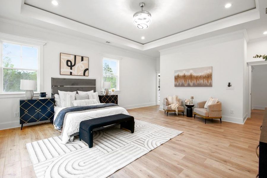 Furnished interior view inside a new home in , Dacula (Image 41).