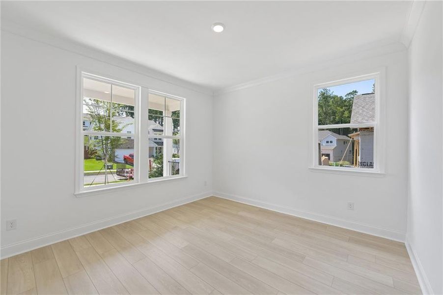 Spacious, unfurnished interior of a new home in Bailey Fence, Dacula (Image 67).