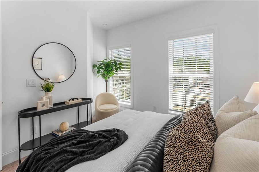 Furnished interior view inside a new home in Waterside Townhomes, Peachtree Corners (Image 17).