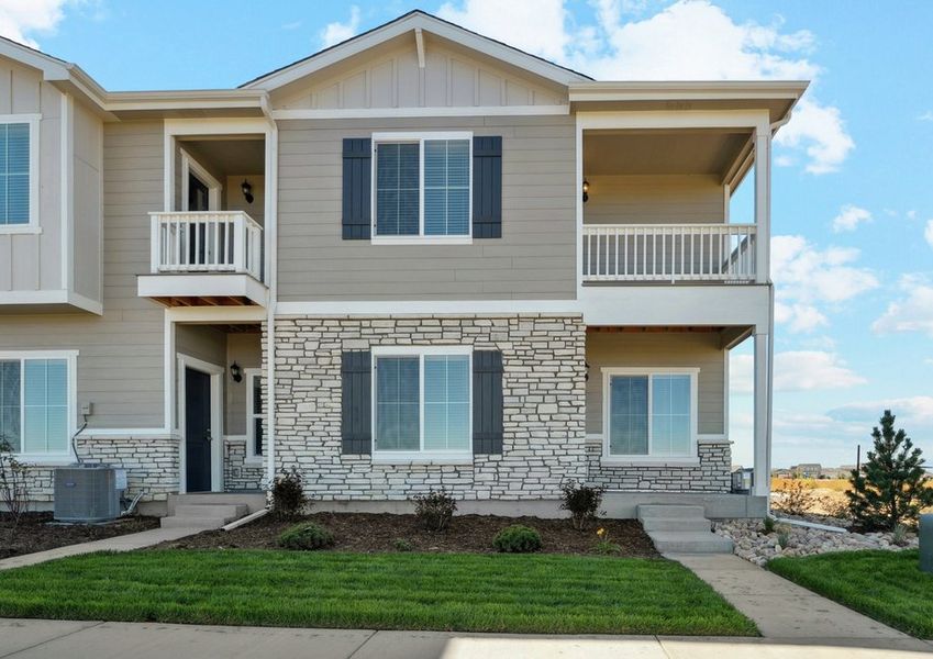 The Monarch is a beautiful two story home.