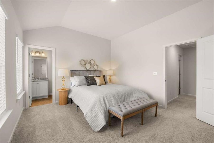 Furnished interior view inside a new home in Kingsmere Estates, Loganville (Image 24).