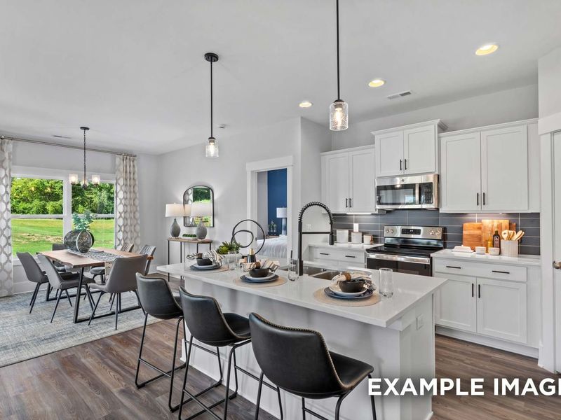 Representative furnished interior of a home built from the The Franklin C by Davidson Homes LLC in Retreat at North Main, Lillington (Image 12).