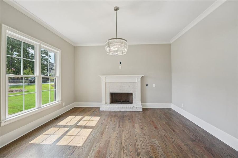 Spacious, unfurnished interior of a new home in The Reserve At Governors Towne Club, Acworth (Image 62). Spacious, unfurnished interior of a new home in The Reserve At Governors Towne Club, Acworth (Image 62).