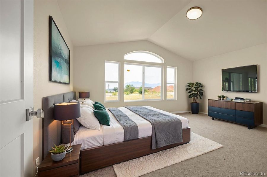 Furnished interior view inside a new home in , Colorado Springs (Image 5).