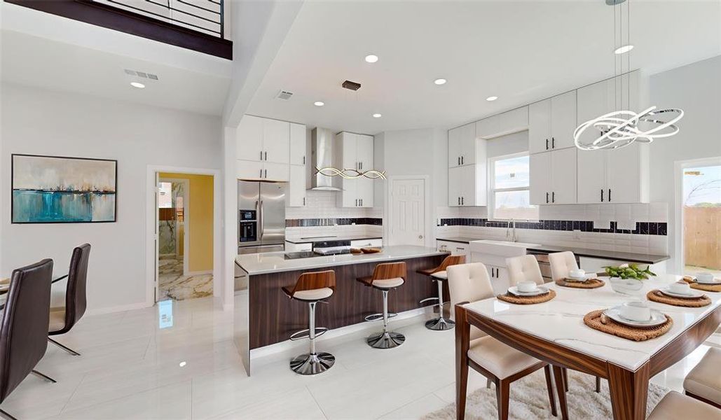 Furnished interior view inside a new home in , Balch Springs (Image 8).