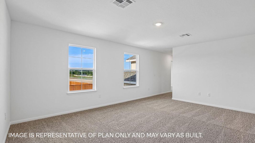 Spacious, unfurnished interior of a new home in Bar W Ranch, Leander (Image 15). Spacious, unfurnished interior of a new home in Bar W Ranch, Leander (Image 15).