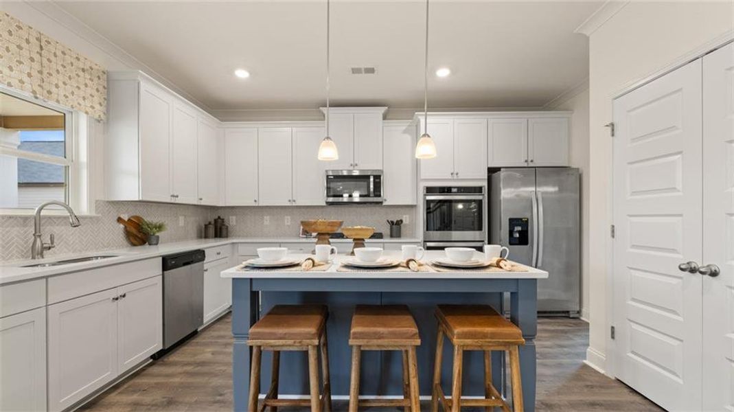 Furnished interior view inside a new home in The Gates at Pates Creek, Hampton (Image 14).