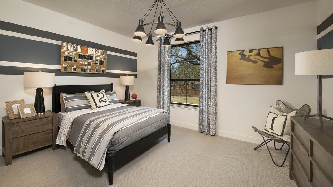 Representative furnished interior of a home built from the 4891W by Perry Homes in Santa Rita Ranch Tierra Rosa, Liberty Hill (Image 15).