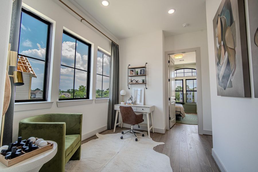 Furnished interior view inside a new home in Spring Valley Creek, Houston (Image 19).