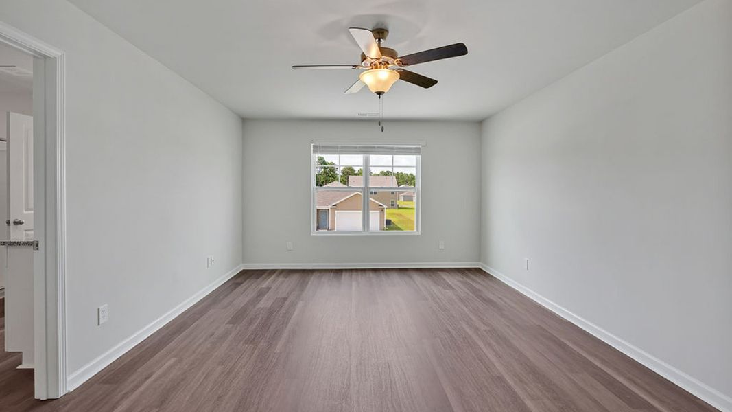 Representative unfurnished interior of a home built from the HAYDEN by D.R. Horton in Patriot Pointe at Towne Pointe, Jacksonville (Image 18). Representative unfurnished interior of a home built from the HAYDEN by D.R. Horton in Patriot Pointe at Towne Pointe, Jacksonville (Image 18).