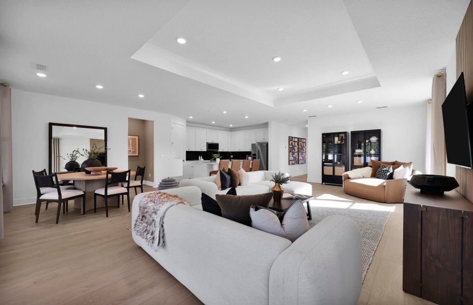 Representative furnished interior of a home built from the Mystique by Pulte Homes in Murray Farms, Middleburg (Image 8).