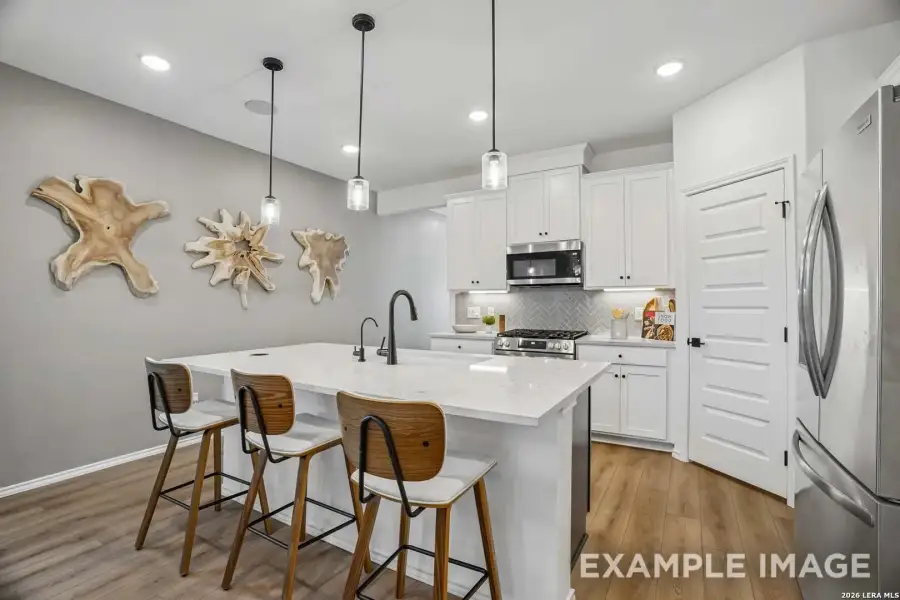 Furnished interior view inside a new home in Mesa Vista, San Antonio (Image 23).