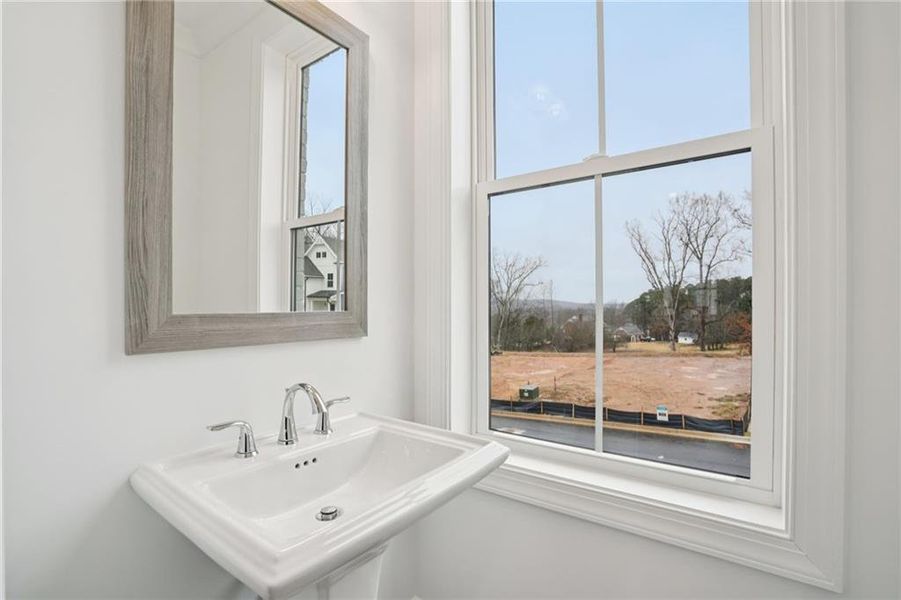 Close-up of interior finishes inside a home in Palisades Townhomes, Cumming (Image 14).