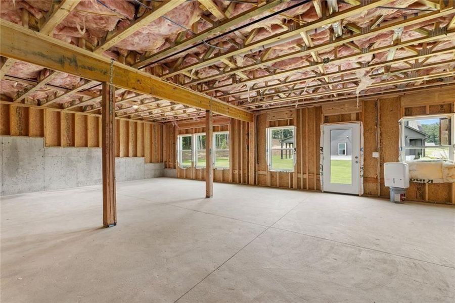 In-progress construction of a new home in , Gainesville, GA (Image 50).