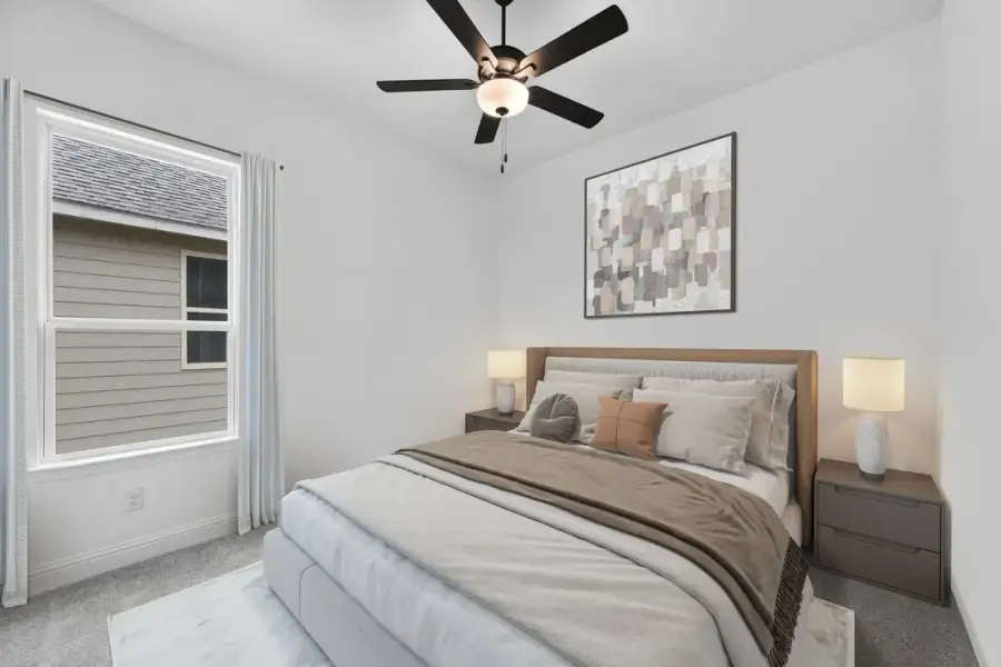 Furnished interior view inside a new home in The Ranch at Uptown Celina, Celina (Image 13). Furnished interior view inside a new home in The Ranch at Uptown Celina, Celina (Image 13).