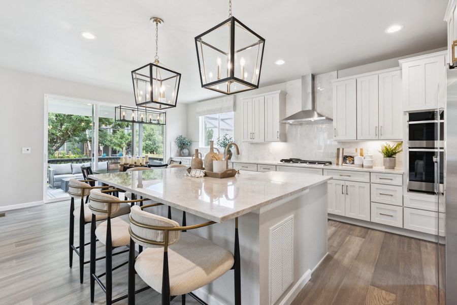 Representative furnished interior of a home built from the Silverton by Landsea Homes in Highlands Preserve, Mead (Image 29).