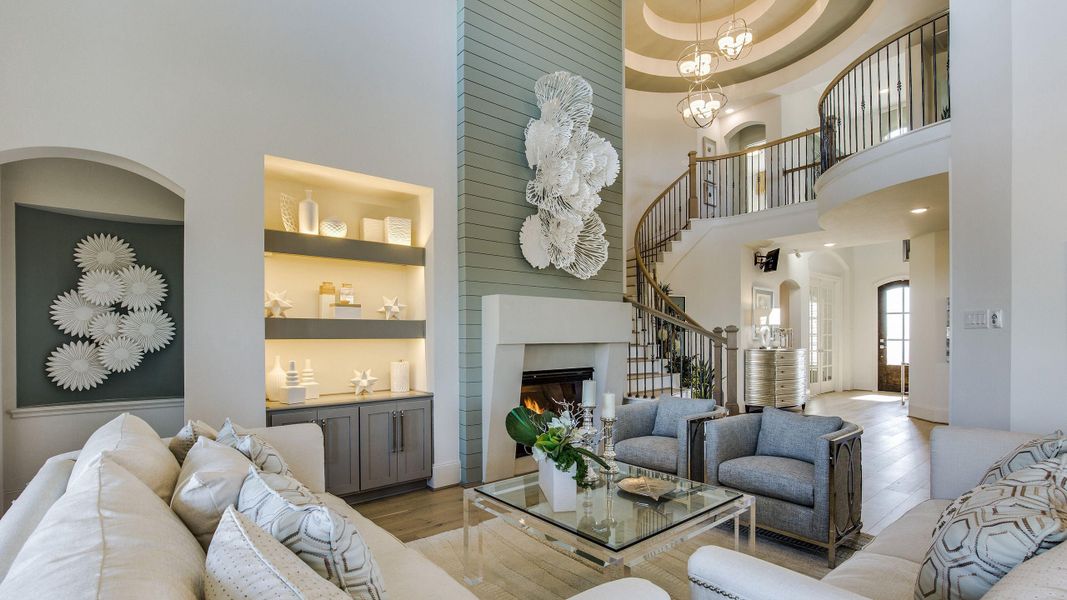 Furnished interior view inside a new home in Jordan Ranch, Katy (Image 37).