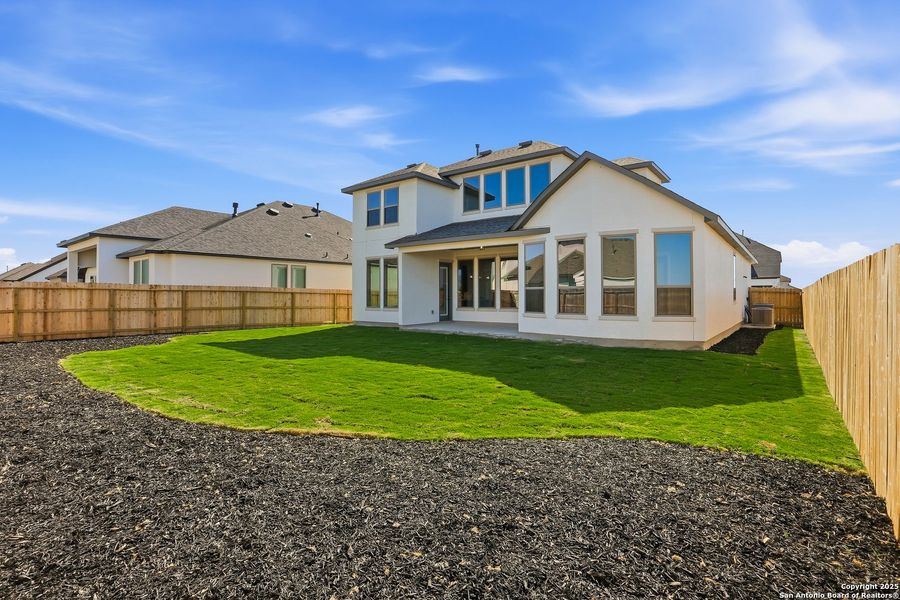 Exterior details and patio area of a home in Legacy at Lake Dunlap, New Braunfels (Image 31). Exterior details and patio area of a home in Legacy at Lake Dunlap, New Braunfels (Image 31).