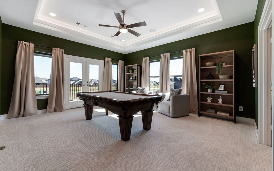 Furnished interior view inside a new home in Marvida, Cypress (Image 29).