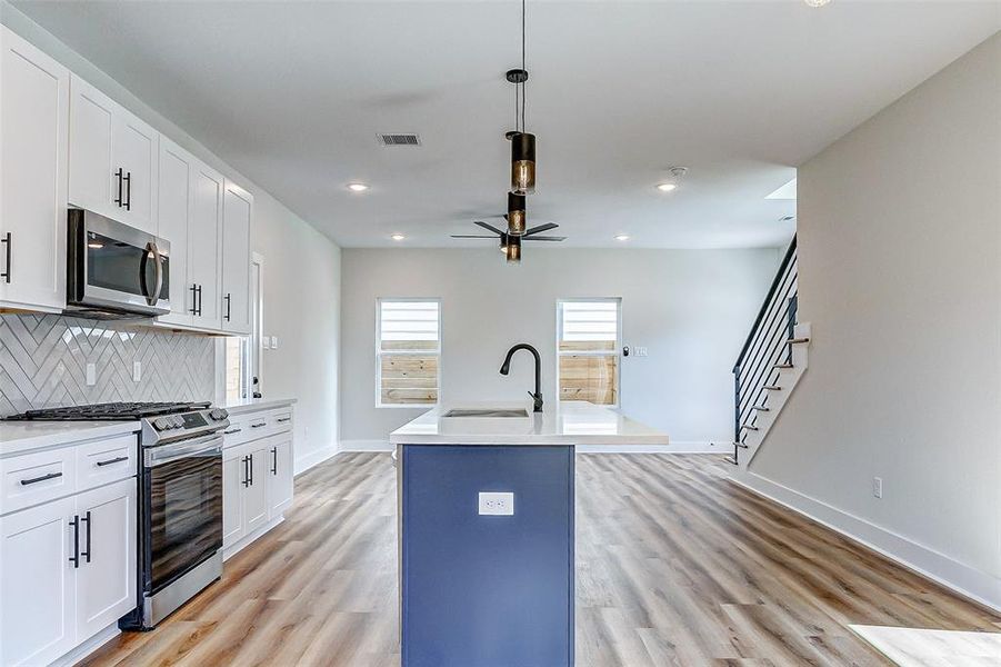 Furnished interior view inside a new home in , Houston (Image 7).