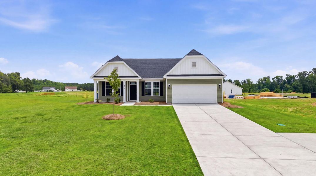 Front exterior of a new home in Oak Grove, Conway, SC, highlighting curb appeal (Image 15).
