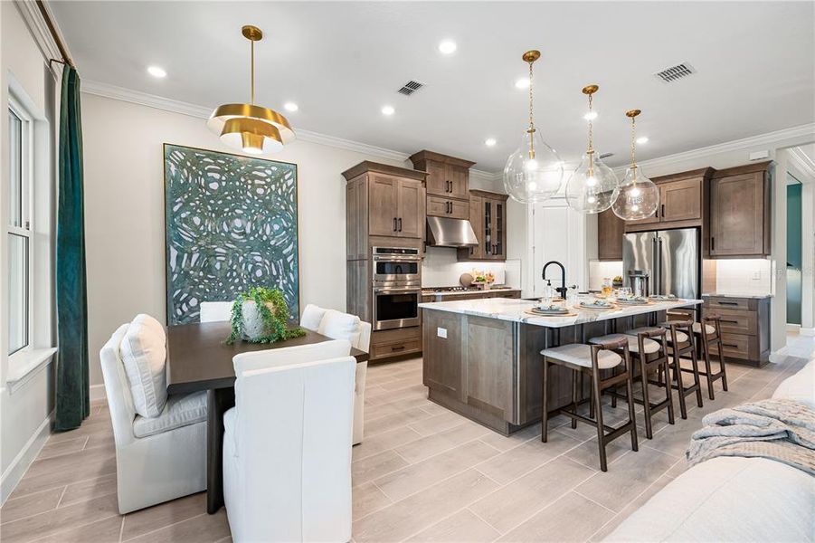 Furnished interior view inside a new home in Esplanade at Skye Ranch, Sarasota (Image 39).