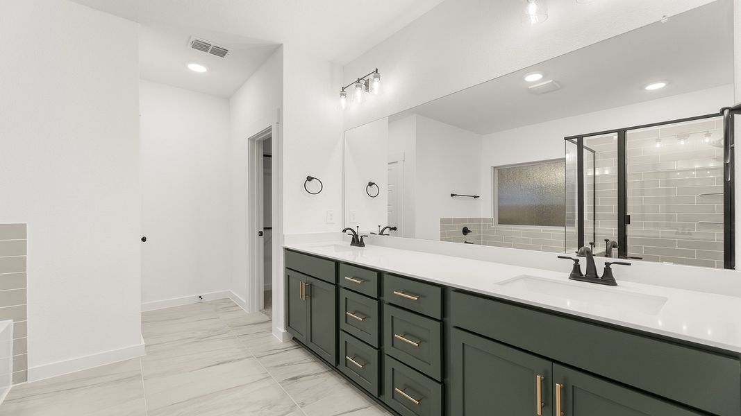 Furnished interior view inside a new home in The Oaks, Red Oak (Image 10). Furnished interior view inside a new home in The Oaks, Red Oak (Image 10).