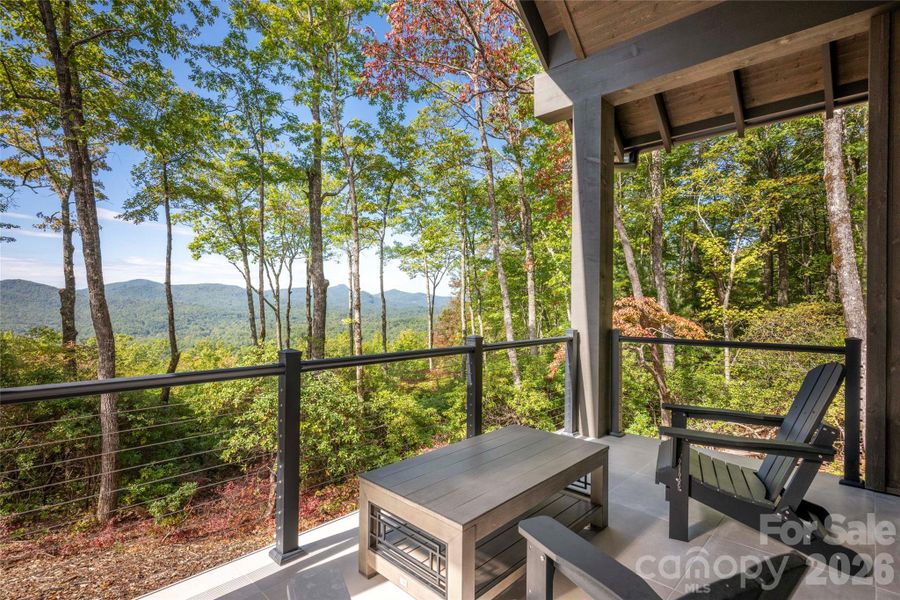 Exterior details and patio area of a home in , Sapphire (Image 17).