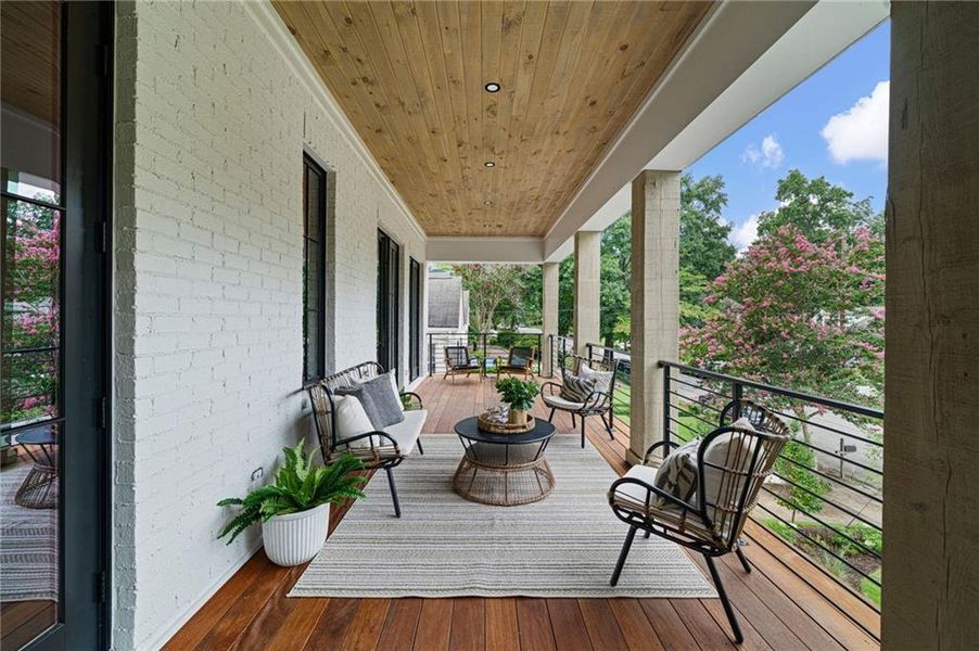 Exterior details and patio area of a home in , Atlanta (Image 32). Exterior details and patio area of a home in , Atlanta (Image 32).