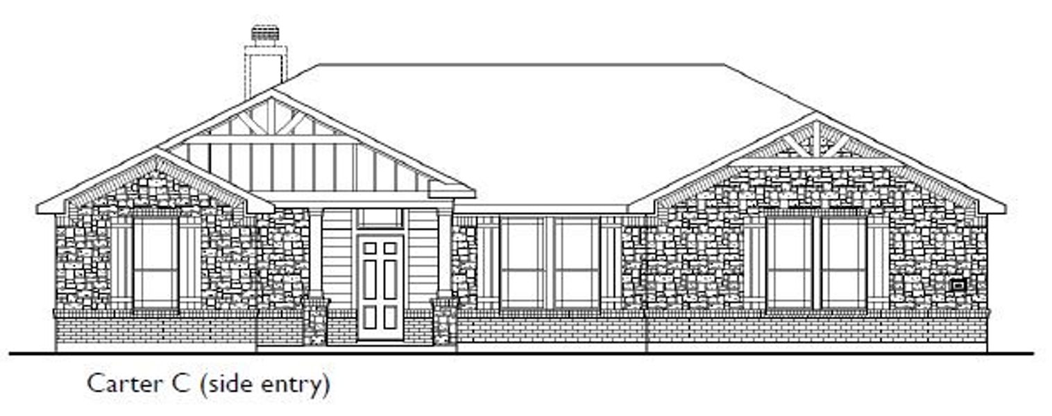 Carter C- Side Entry Elevation