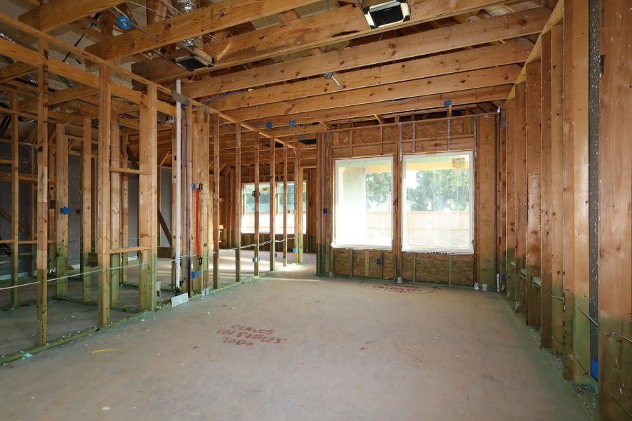 In-progress construction of a new home in The Grand Prairie - Meadow Collection, Hockley, TX (Image 5).