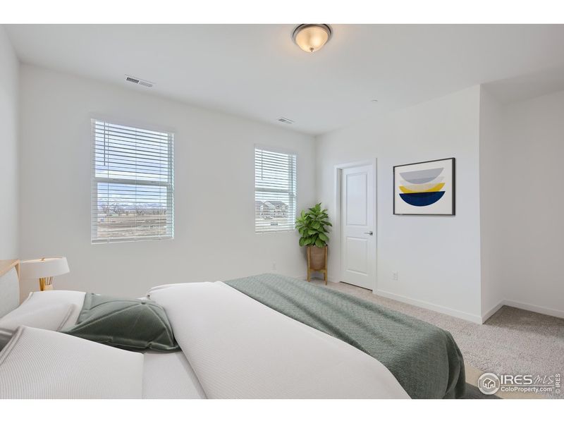 Furnished interior view inside a new home in Waterfield, Fort Collins (Image 6). Furnished interior view inside a new home in Waterfield, Fort Collins (Image 6).