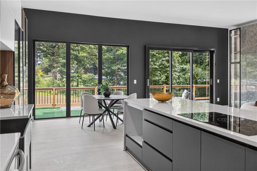 Exterior details and patio area of a home in , Mableton (Image 3).