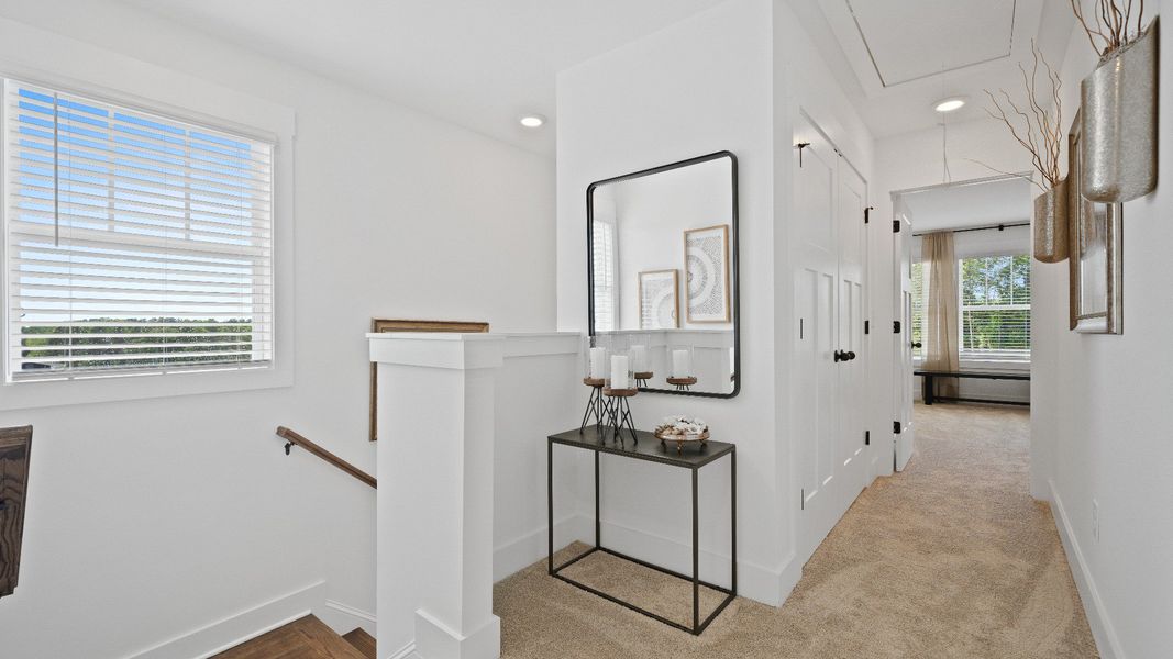 Upstairs Entry of the Rochester Design by DRB Homes