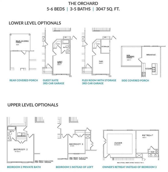 2D floor plan layout of this home in , Buford, GA (Image 3).