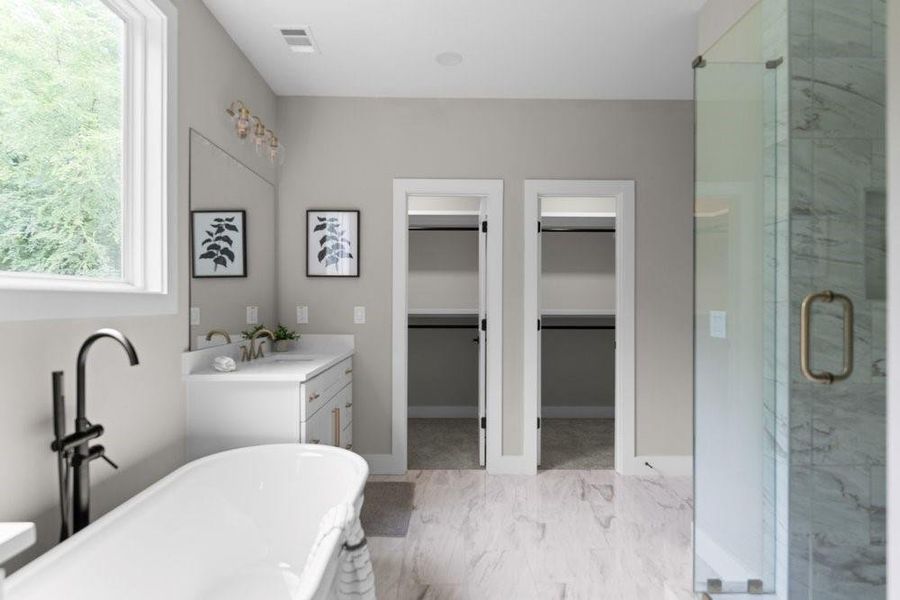Furnished interior view inside a new home in , Lilburn (Image 33).