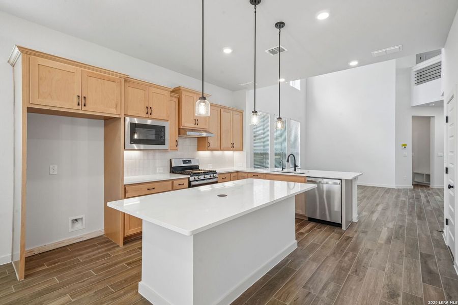 Furnished interior view inside a new home in Legacy at Lake Dunlap, New Braunfels (Image 5).