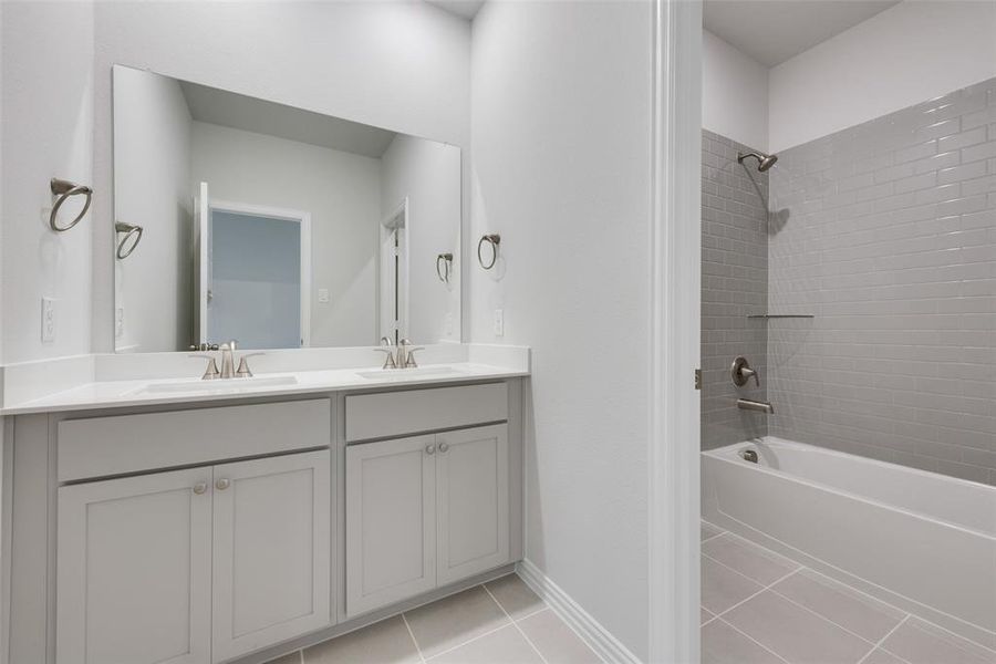 Furnished interior view inside a new home in Sutton Fields, Celina (Image 4).