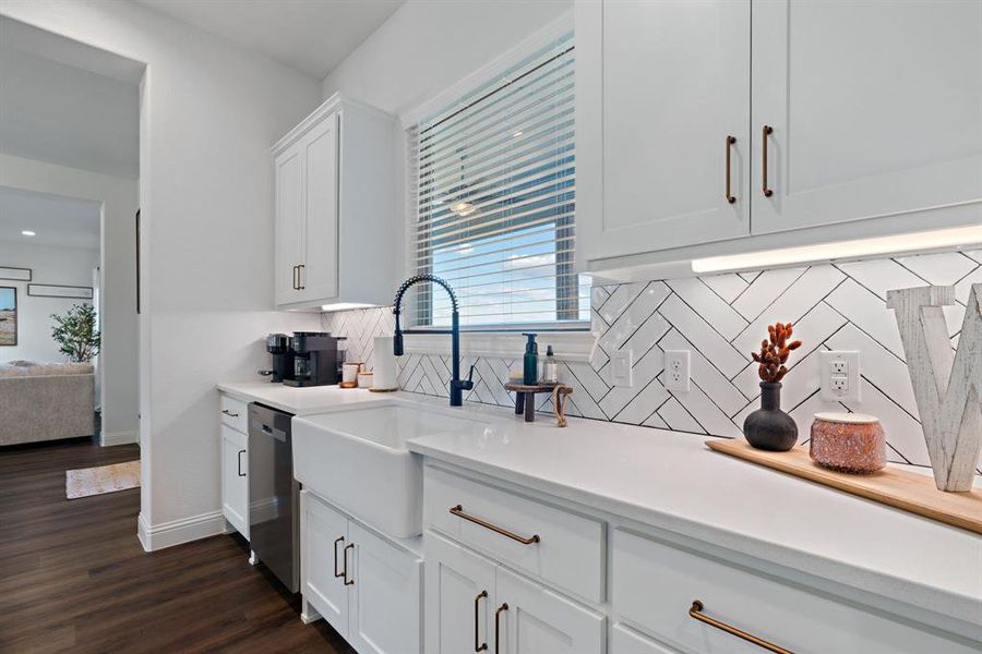 Furnished interior view inside a new home in , Garner (Image 15).