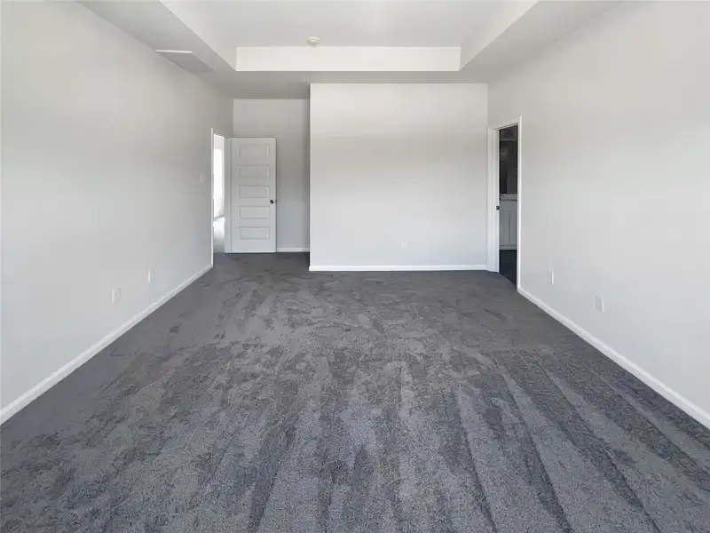 The Oriole II- Primary Bedroom. Home under construction, photo used for illustrative purposes only, colors and options will vary.