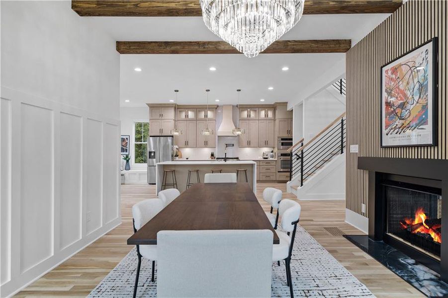 Furnished interior view inside a new home in , Decatur (Image 27).