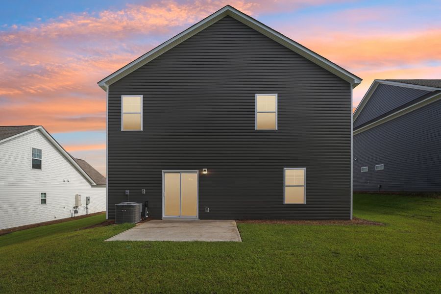 Representative exterior photo of a completed home built from the Kingston ll by Great Southern Homes in Portrait Hills, Aiken, SC (Image 25).