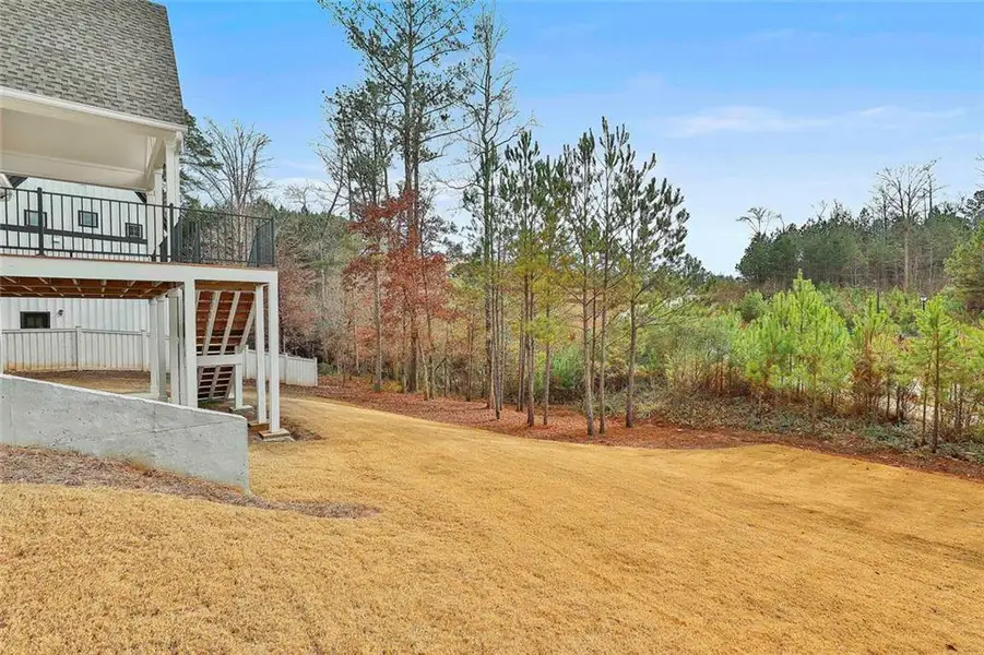 Exterior details and patio area of a home in Gardens at Arbor Springs, Newnan (Image 4).