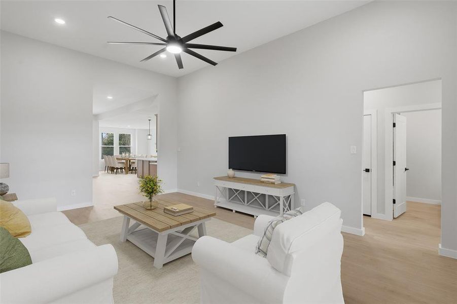 Furnished interior view inside a new home in , Boyd (Image 15). Furnished interior view inside a new home in , Boyd (Image 15).