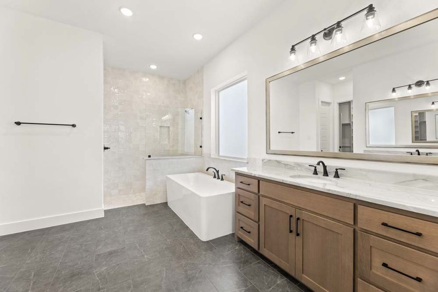 Representative furnished interior of a home built from the 5022 by Tradition Homes in Lakewood at Brookhollow – 60′ Lots, Prosper (Image 15).