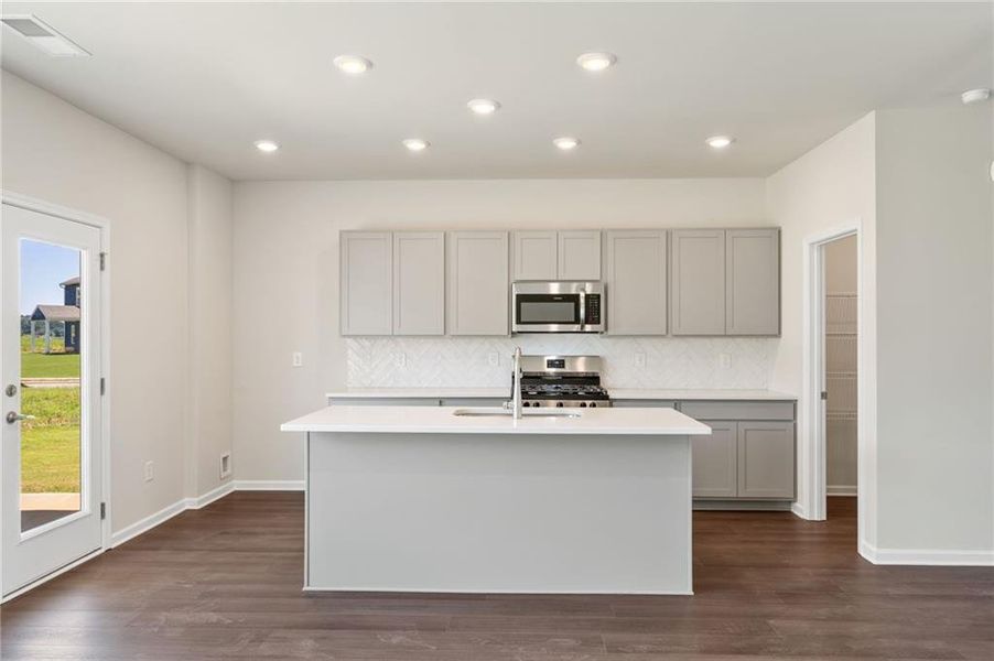 Furnished interior view inside a new home in , Calhoun (Image 10). Furnished interior view inside a new home in , Calhoun (Image 10).