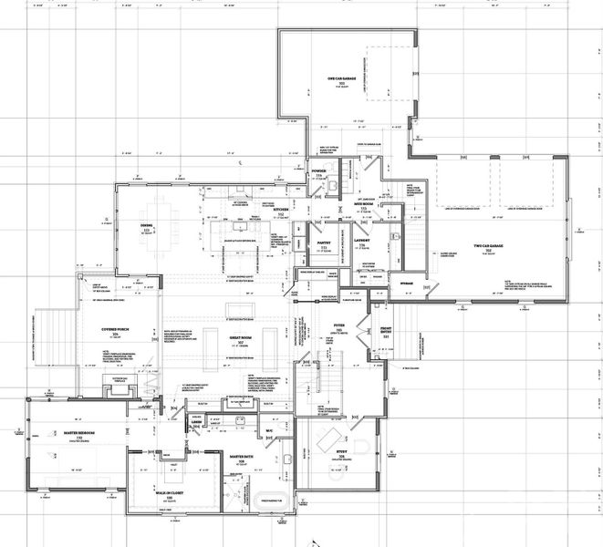 2D floor plan layout of this home in Bella Ridge, Fort Mill, SC (Image 3).