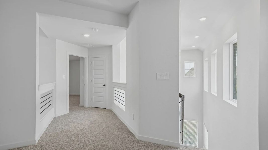 Representative unfurnished interior of a home built from the Portofino by Chesmar Homes in Legacy at Lake Dunlap, New Braunfels (Image 18).