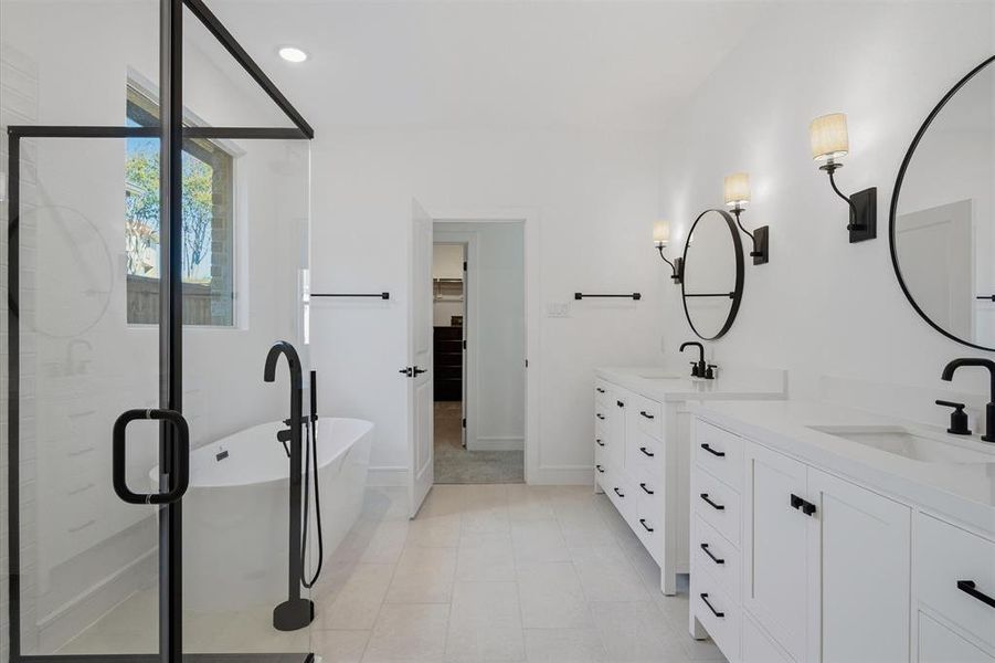 Furnished interior view inside a new home in Monterra, Fate (Image 15).