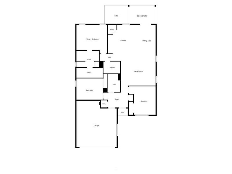 2D floor plan layout of this home in , Dallas, GA (Image 5).